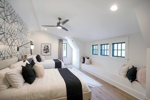 3 chambres, fer et planche à repasser, lit parapluie, Wi-Fi gratuit