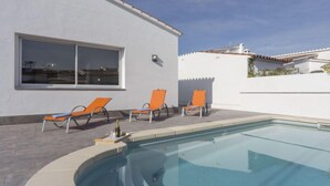 Ferienhaus, 4 Schlafzimmer, Terrasse | Pool