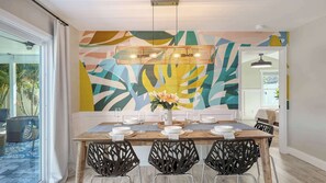 Dining - Designer Pool Home • Guest House • Near AMI (Bradenton)