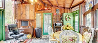 A-frame Cabin w/ Spacious Yard in Tellico Plains!