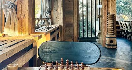 Arpian Valmorel - Chalet familial de 450m2 avec bain nordique et family room