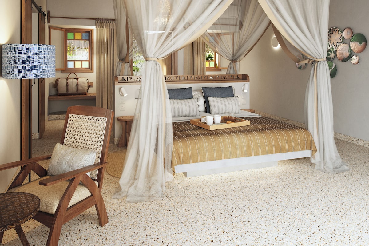 Minibar, wifi gratis y ropa de cama