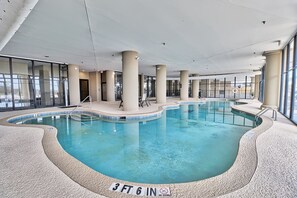 Indoor pool, a heated pool