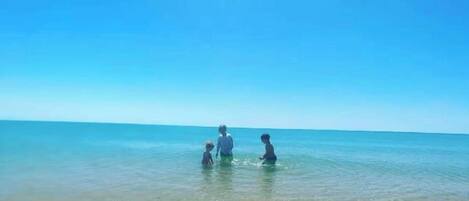 On the beach