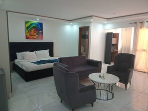Double Room | Laptop workspace, blackout drapes, free WiFi - Bi hotel 1 Bi hotel 1 (Dakar)