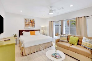 2 soverom, strykejern/-brett, reiseseng for barn og wi-fi