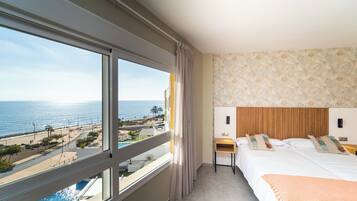 Deluxe Twin Room, Sea View | In-room safe, individually decorated, individually furnished, desk