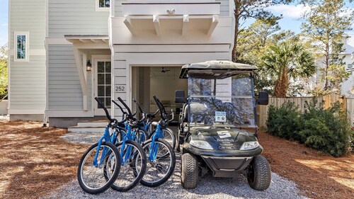 CURRENTLY DISCOUNTED!NEW Build w/ Private Pool, Golf Cart & Bikes! ~ The Grand Mary, on 30A