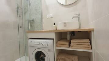 Handdoeken, zeep, toiletpapier