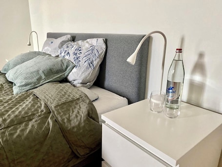 1 chambre, fer et planche à repasser, Wi-Fi, draps fournis. Cozy room in Remich