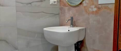 Shower, hair dryer