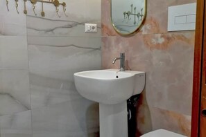 Shower, hair dryer