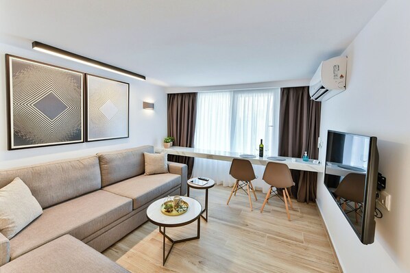 Departamento Deluxe | Área de sala de estar