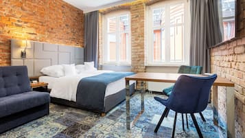 Luxury Apartment, City View | In-room safe, blackout drapes, soundproofing, iron/ironing board