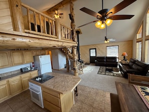 TV, fireplace - Mill Creek Retreat. (South Fork)