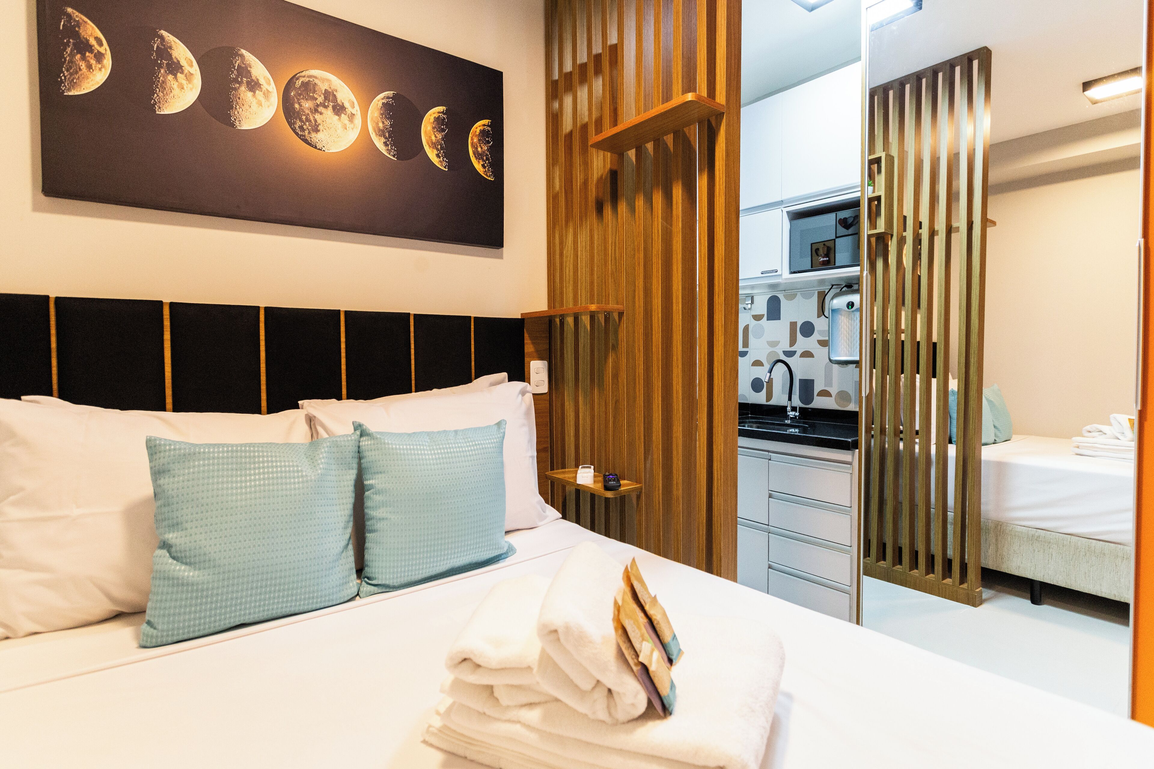 Blackout curtains, iron/ironing board, free WiFi, bed sheets