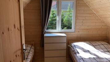 House | 2 bedrooms, individually furnished, bed sheets