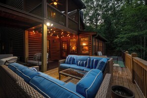 Terrace/patio - Deer Haven - Ellijay GA (Ellijay)