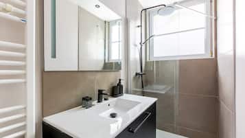 Shower, hair dryer