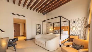 Deluxe-rum - 1 kingsize-säng (Classic) | Sängtillbehör av högsta kvalitet och minibar