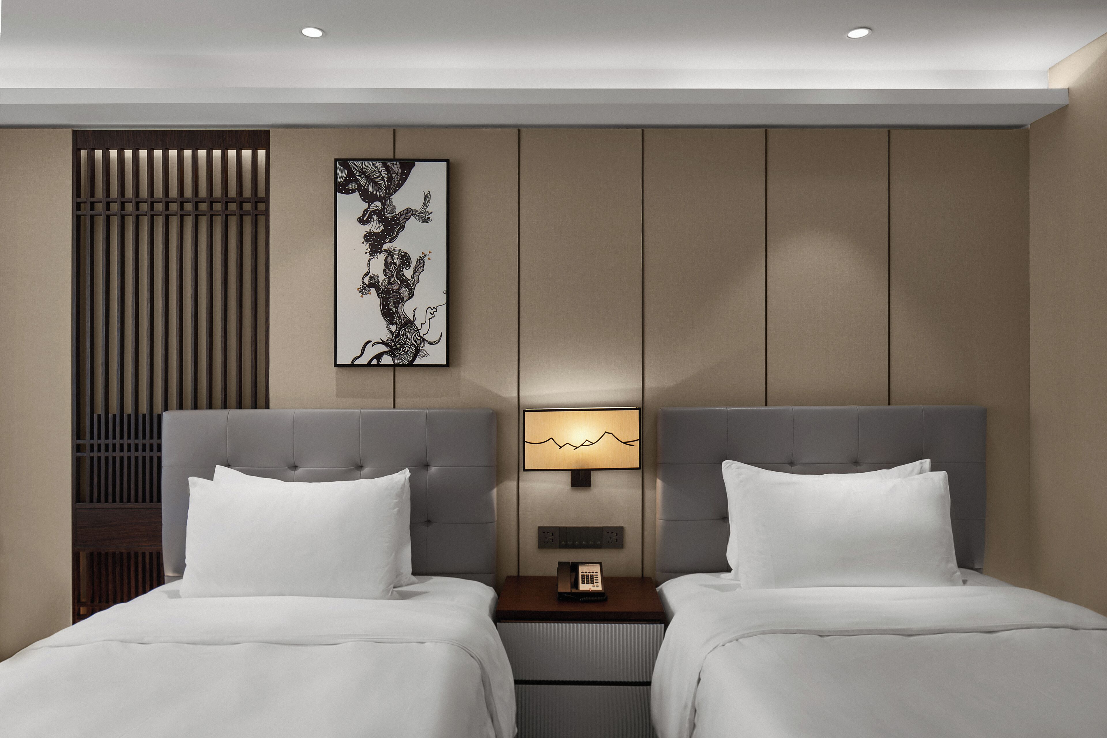 Twin Room, Private Bathroom | In-room safe, blackout curtains, soundproofing, iron/ironing board