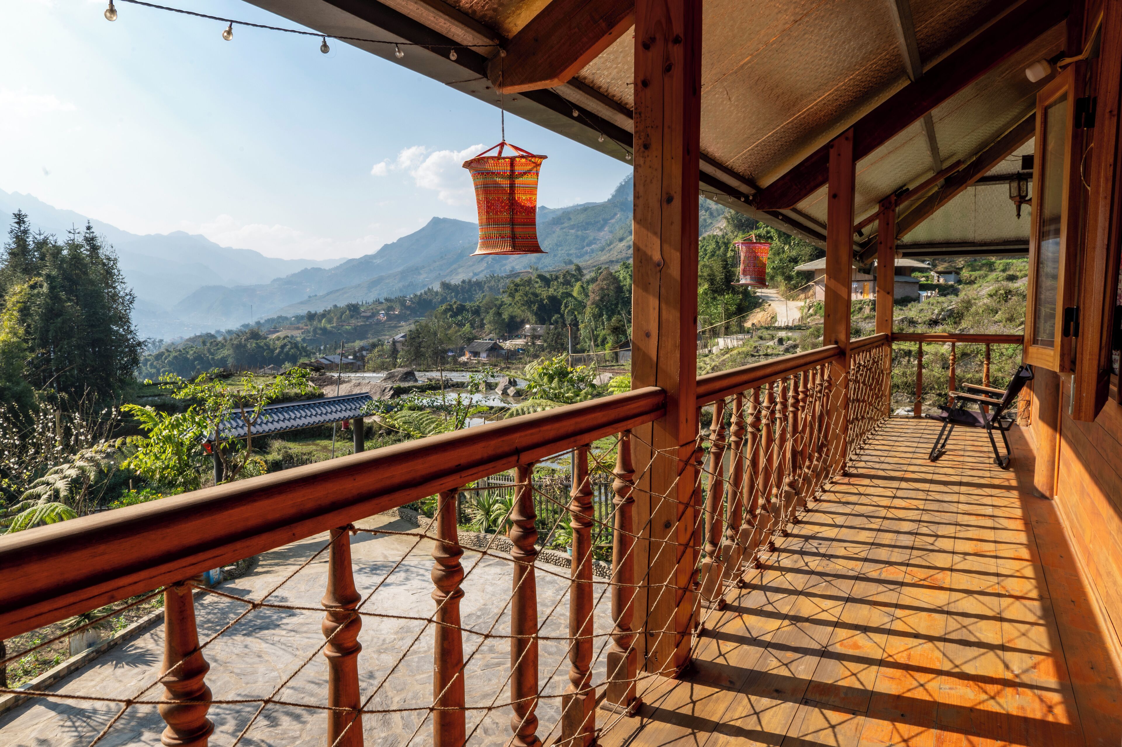 Panoramic Quadruple Room, Balcony, Mountain View | Balcony