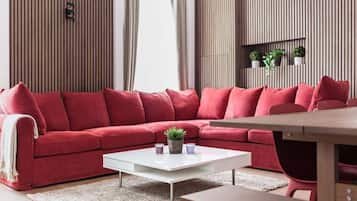 Smart-TV, peis og kontorer