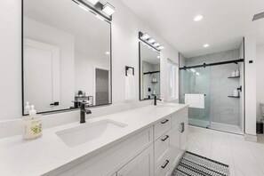 Shower, hair dryer