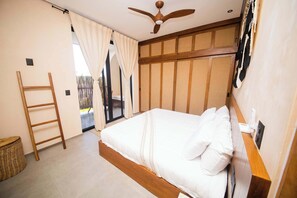 1 غرفة نوم ومكتب وواي فاي وملاءات أسرّة