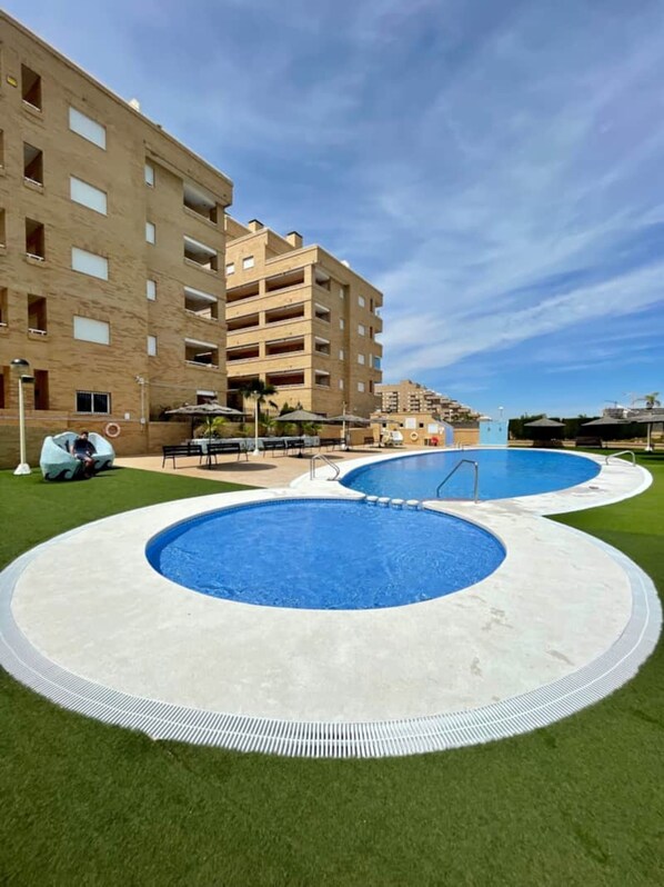Apartment, 2 Bedrooms, Terrace | Pool - Costa Azahar I Rental Holidays REF 025 (Oropesa del Mar)