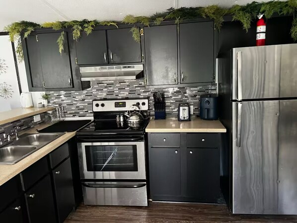 Microwave, oven, stovetop