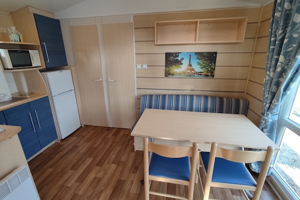 Trailer, 2 quartos, cozinha, vista para o resort | Área de estar