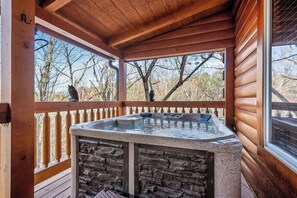 Idromassaggio all'aperto