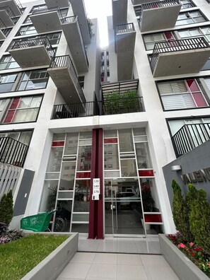 Majoituspaikan julkisivu