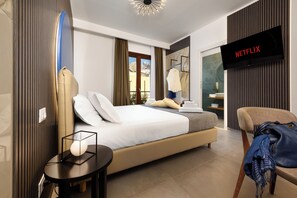 Comfort-Doppelzimmer, Balkon, Bergblick