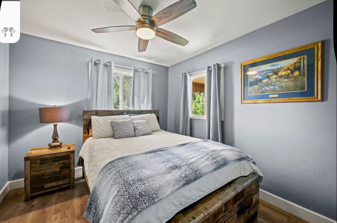 2 bedrooms, iron/ironing board, free WiFi, bed sheets