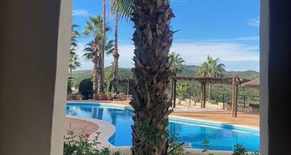 Lovely Family Villa with views out to the sea.
