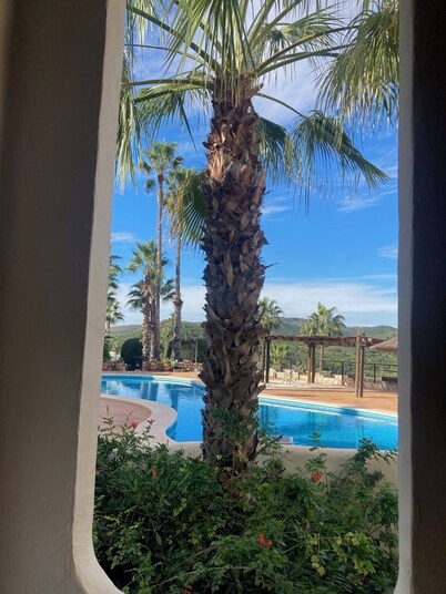 Lovely Family Villa with views out to the sea.