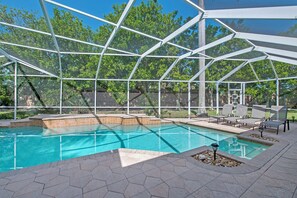 屋外プール、温水プール