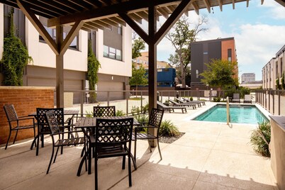 Charming 3BR Townhome with Rooftop Views & Modern Luxury