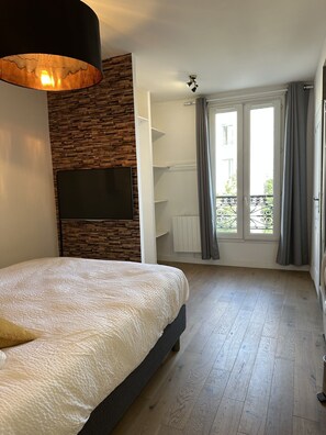 1 bedroom, iron/ironing board, free WiFi, bed sheets