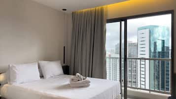 Studio | Literie de qualité supérieure, rideaux occultants