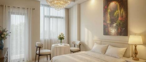 1 soverom, skrivebord, strykejern/-brett og wi-fi