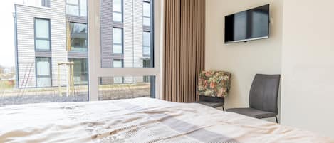 2 slaapkamers, een strijkplank/strijkijzer, gratis wifi