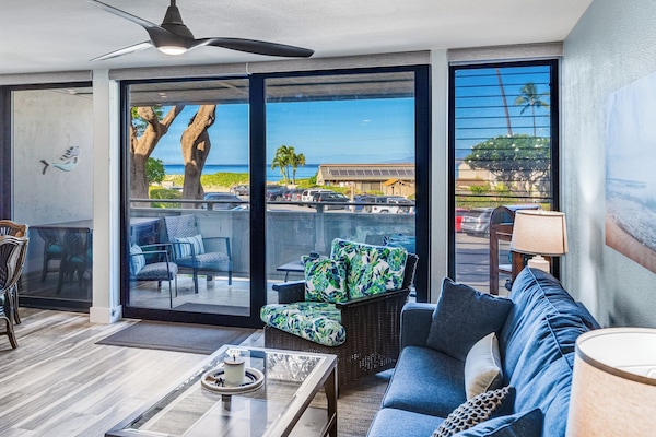 Stunning ocean views greet you as you enter the home.