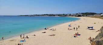 new house, beach at 5 minutes, 3 bedrooms, large garden, terrace, bike provided.