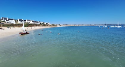 new house, beach at 5 minutes, 3 bedrooms, large garden, terrace, bike provided.