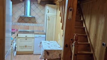 Microwave, stovetop, dishwasher