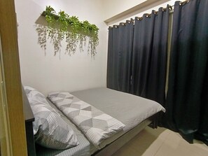 1 habitación y ropa de cama 