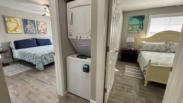 2 bedrooms, iron/ironing board, free WiFi, bed sheets